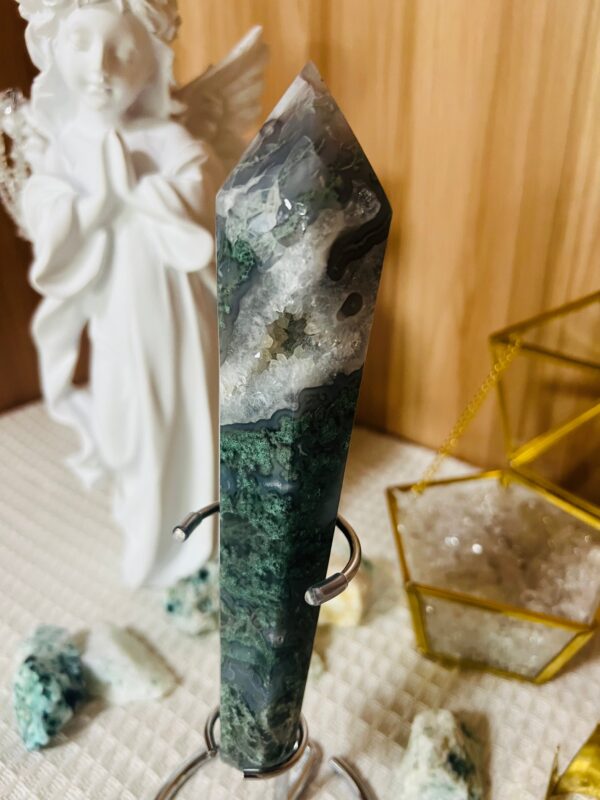 水草入り瑪瑙の杖です - 图片 3